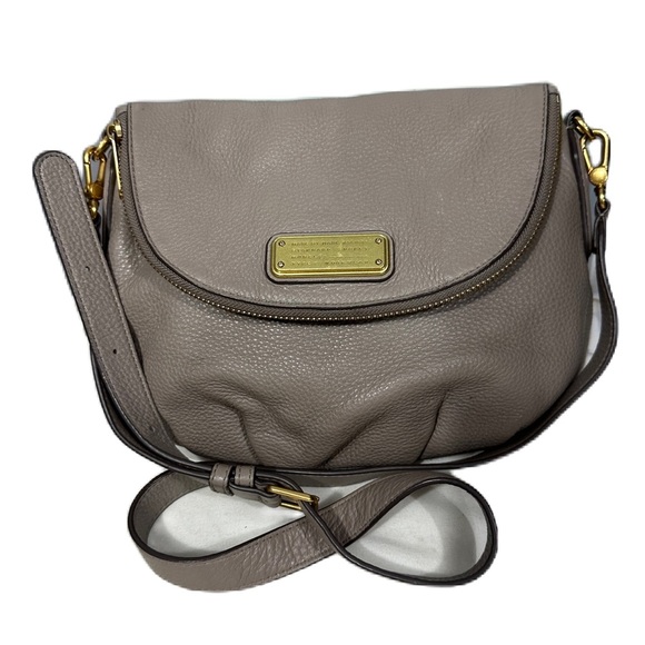 ★ Like new Marc Jacobs Iconic Medium Natasha Tan Leather Crossbody Bag - Picture 3 of 13